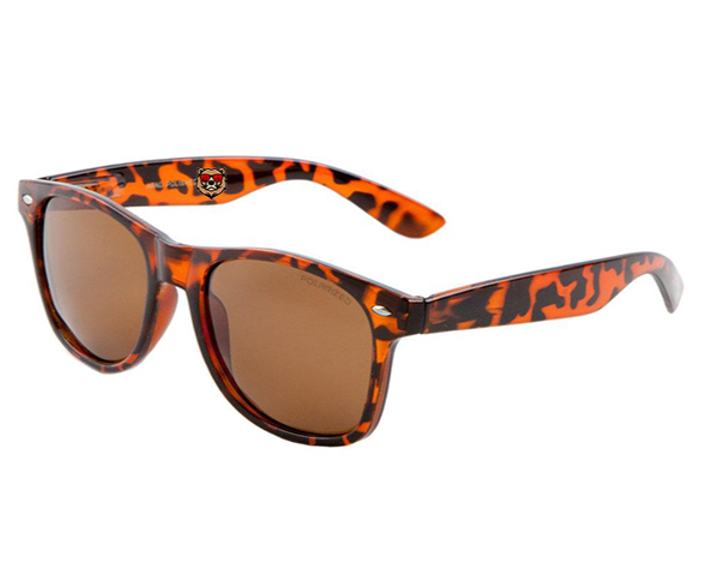 Polarized Sunglasses for Men Women Trendy Vintage Retro Fashion Square Sun Glasses Orange