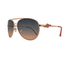 Avıator Women Fashıon Metal Sunglasses - goldengateeyewear