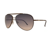 Classıc Avıator Wıth Brow Bar Metal Sunglasses - goldengateeyewear